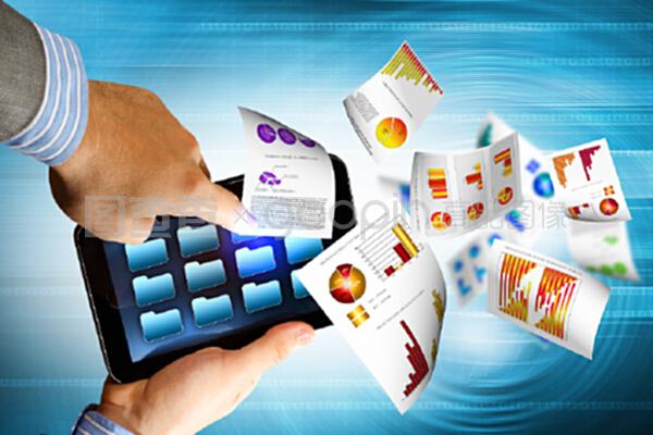 商務、電子商務概念說明和計算機圖表